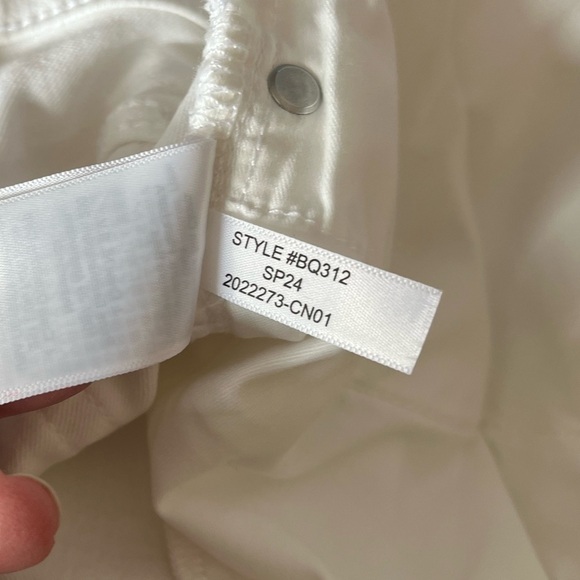 J. Crew Toothpick skinny White Jeans women’s 31 w 29”inseam Raw Hem  Classic - Picture 7 of 14